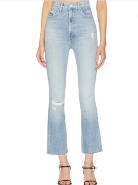 MOTHER The Tippy Top Insider Ankle Fray Jeans NWT